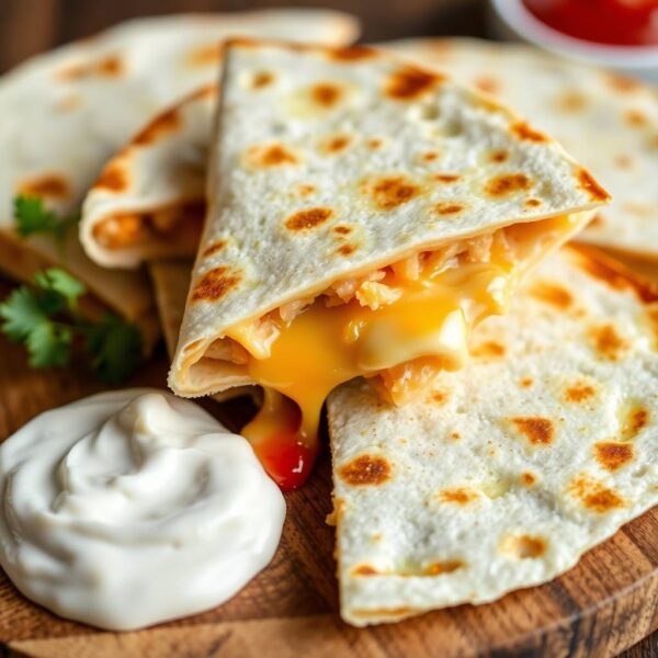 Cheesy Chicken Quesadillas